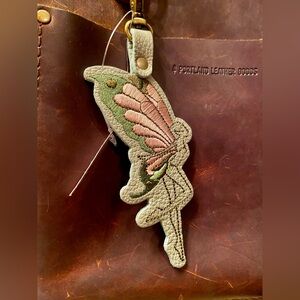 Portland Leather Fairy Keychain in Pistachio - NEW